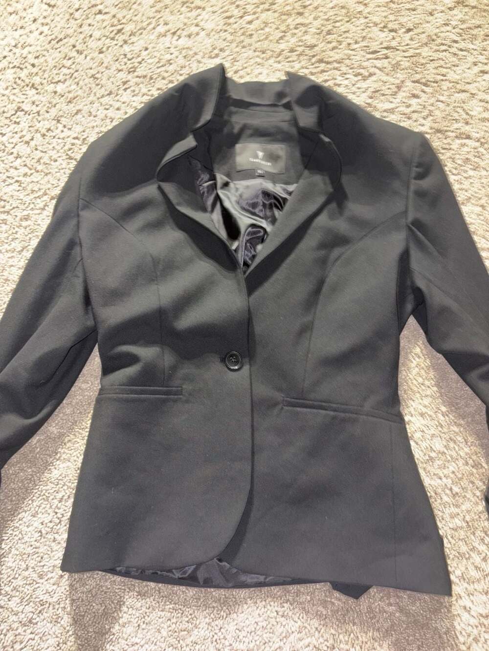 Van Heusen Women's Black Single Button Blazer Size XS